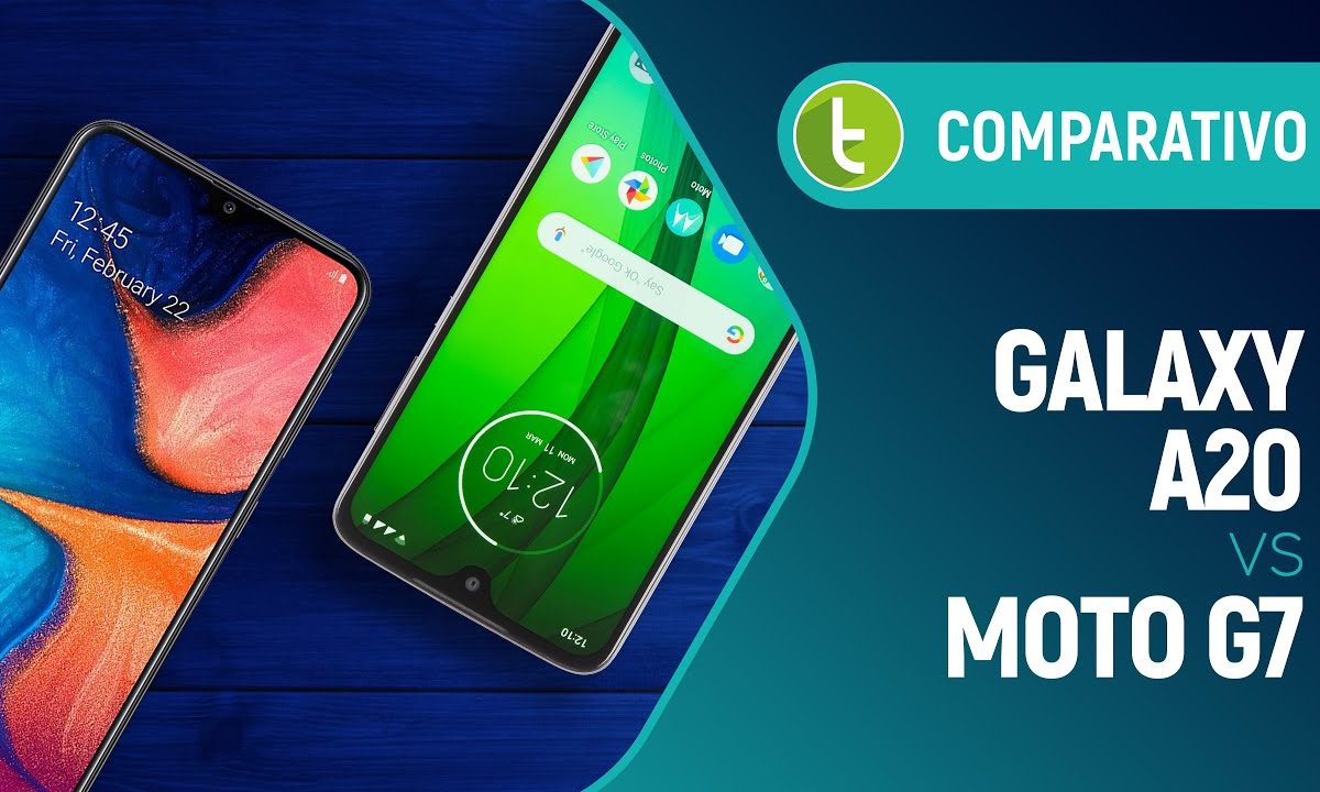 Galaxy A20 vs Moto G7: ter mais vantagens nem sempre significa ser melhor | Comparativo
