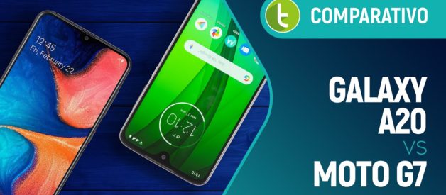 Galaxy A20 vs Moto G7: ter mais vantagens nem sempre significa ser melhor | Comparativo