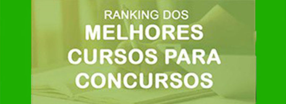 Ranking dos melhores cursos preparatórios para concursos